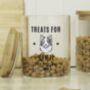 Personalised Dog Breed Glass Treat Jar, thumbnail 1 of 4