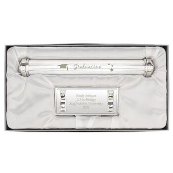 Graduation Gifts Silver Graduation Certificate Holder, 2 of 6