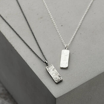 Personalised Morse Code Tag Necklace, 3 of 5