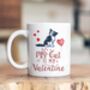 Cat Breed My Valentine Ceramic Mug, thumbnail 2 of 6