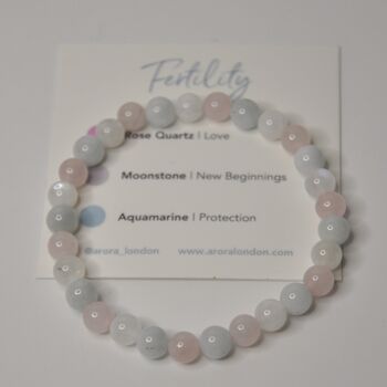 Fertility Support Crystal Bracelet Gift For Her, 4 of 4