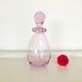 Vintage Pink Glass Perfume Bottle ~ Four, thumbnail 1 of 5