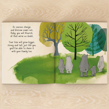 Personalised Family Tree Book For New Baby, 9 of 10