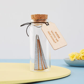 Miniature Eiffel Tower Message Bottle Keepsake Gift, 11 of 11