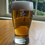 Personalised 50th Birthday Gift Star Pint Glass, thumbnail 1 of 5
