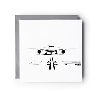 Airbus A350 Hand Drawn Aviation Card, 2 of 6
