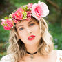 Rose And Foliage Flower Crown, thumbnail 4 of 4