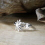 Sterling Silver Adjustable Palm Tree Ring, thumbnail 3 of 5