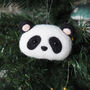 Cute Panda Christmas Tree Decoration, thumbnail 1 of 2