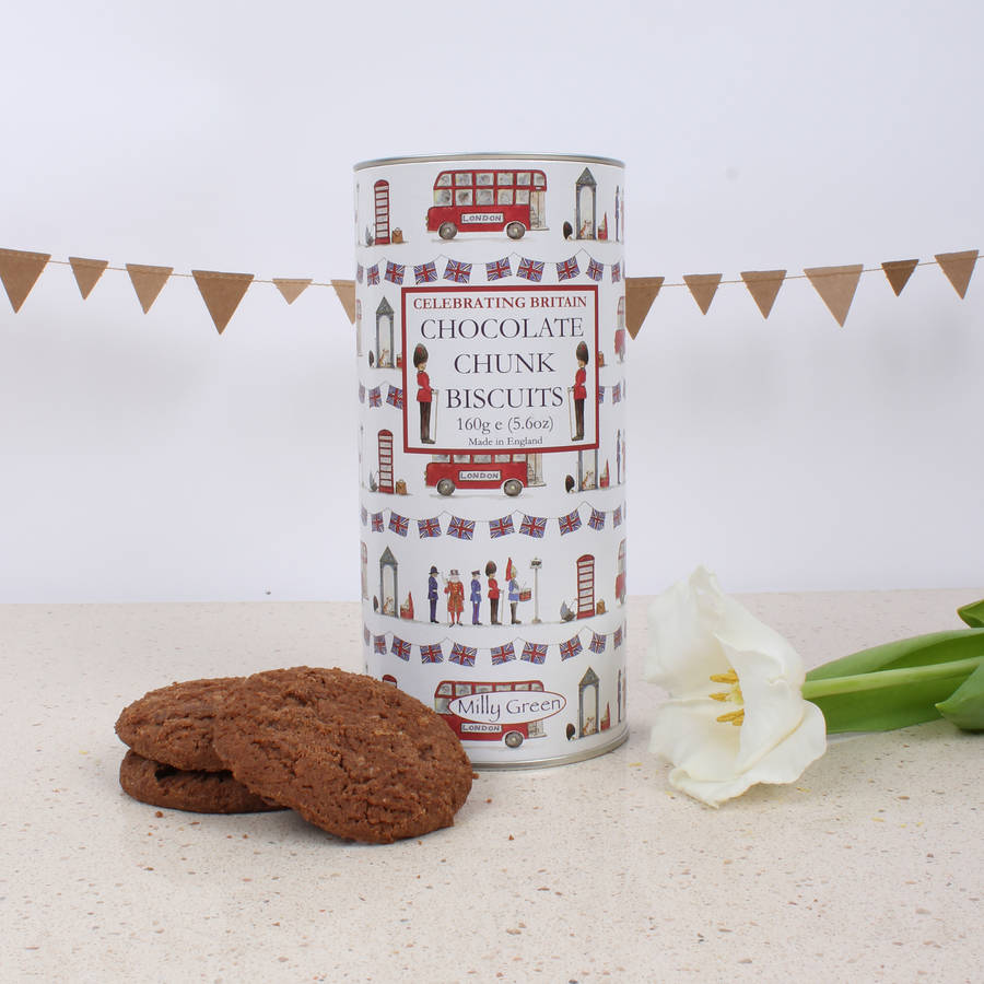 British Chocolate Chunk Biscuits By Milly Green