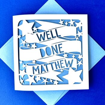 Personalised Well Done Stars Card, 2 of 4