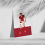 Alun Wyn Jones Wales Rugby Poster Print, thumbnail 2 of 4