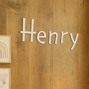 Personalised 70cm Name Wall Art For Children's Room, 4 of 5