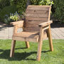 Traditional Wooden Garden Chair UK Made, thumbnail 1 of 2