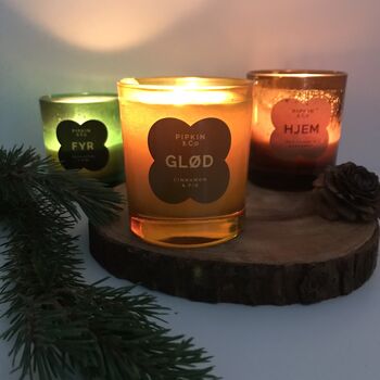 'Glod' Cinnamon And Fig Scented Soy Candle, 2 of 8