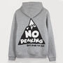 No Peaking Women's Slogan Hoodie, thumbnail 6 of 6