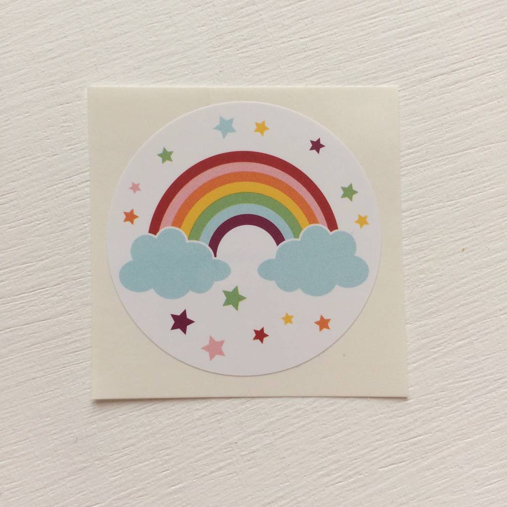 Rainbow Stickers By Half Pint Home