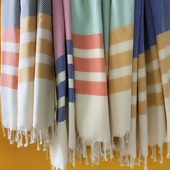 Personalised Cotton Throw, Shawl, Christmas Gift For Families, 10 of 10