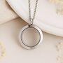 Stainless Steel Crushed Opal Living Locket, thumbnail 4 of 9