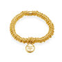 Personalised Gold Plated Engraved Stretch Bracelet, thumbnail 2 of 7