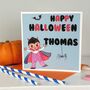 Little Devil Personalised Halloween Card, thumbnail 2 of 5
