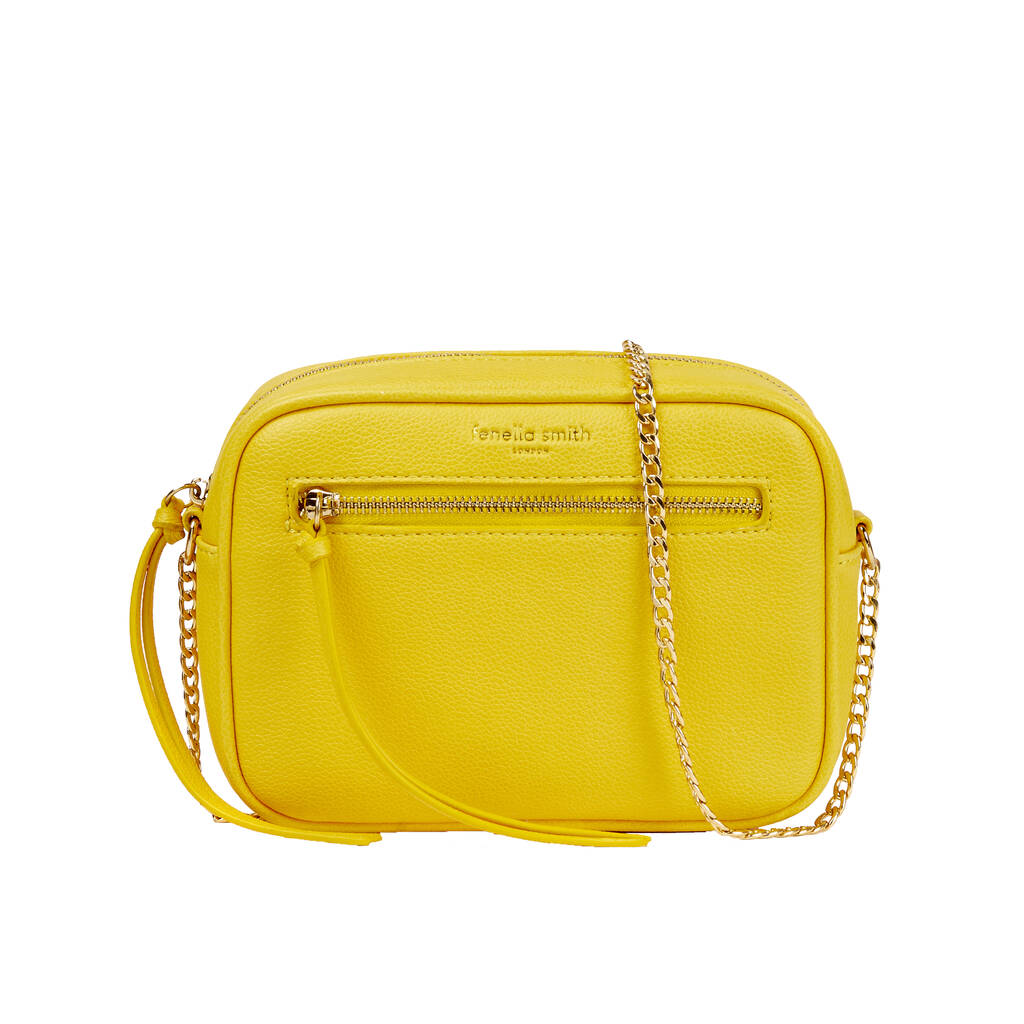 Yellow Thea Cross Body Bag By Fenella Smith