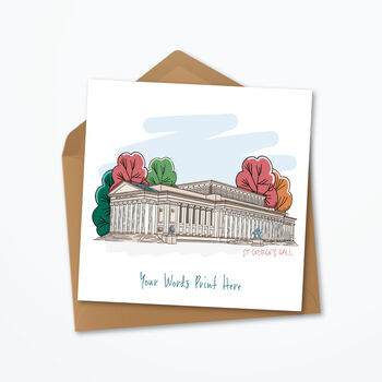 Personalised St George's Hall Greeting Card, Liverpool, 2 of 4