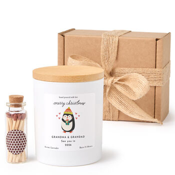 Christmas Candle Gift For New Grandparents, 10 of 10