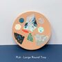 Round Tray Planet Landscape Large Coasters, thumbnail 9 of 12