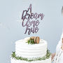 Charming Personalised Quote Cake Topper, thumbnail 1 of 6