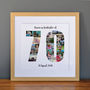 Personalised 70th Birthday Photo Collage, thumbnail 4 of 8