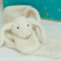 Cream Bunny Scarf And Matching Bag, Gift Hamper, thumbnail 5 of 6