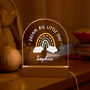 Personalised Baby Night Light – Rainbow LED Lamp, thumbnail 3 of 3