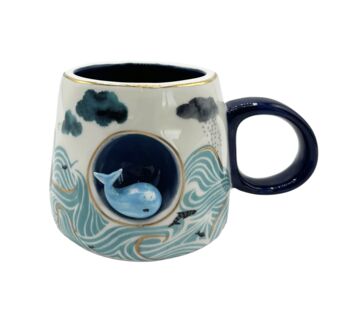 Porcelain Mug With Whale, 5 of 10