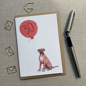Personalised Boxer Birthday Card, 2 of 7