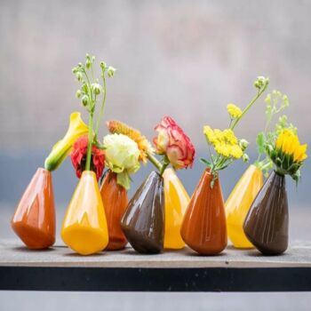 Tumbling Vase H12 D10 Cm Rose, 3 of 8