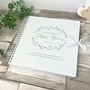 Personalised Wreath Memorial Memory Book / Condolence Book, thumbnail 2 of 6
