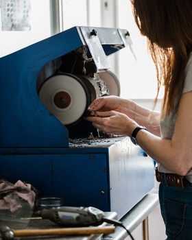 Gemstone Pearl Drop Huggie Earrings, 7 of 9