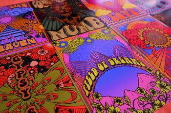 Love Is Love Psychedelic Poster Print Artwork, 2 of 3