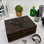 Stag Personalised Cufflink And Watch Box, thumbnail 9 of 11