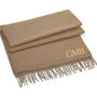 Classic Woven Scarf With Personalised Embroidered Initials, thumbnail 7 of 11