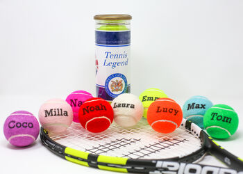 Personalised Sustainable Tennis Balls, 3 of 12