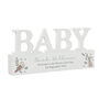 Personalised Woodland New Baby Ornament Gift, thumbnail 2 of 2