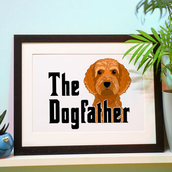 Father's Day Gifts Dog Father Dog Portrait Print, 10 of 10