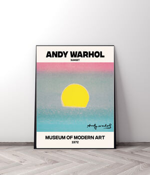 Andy Warhol Sunset Art Print, 5 of 5