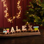 Personalised Christmas Wooden Name Train, thumbnail 3 of 10