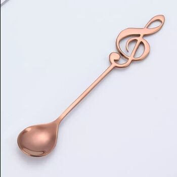 Stainless Steel Musical Note Coffee Spoon, 3 of 6