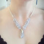 Blue Lace Agate Necklace, thumbnail 2 of 2