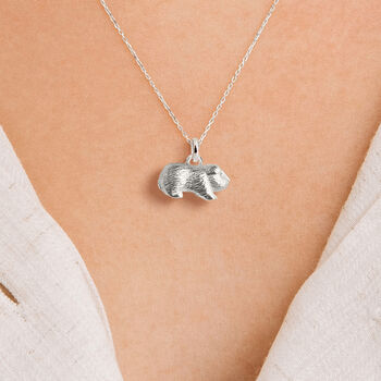 Personalised Sterling Silver Guinea Pig Necklace, 2 of 12