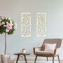 Wooden Leaf Flower Pattern Wall Art Gift For Home Or Hallway, thumbnail 8 of 9